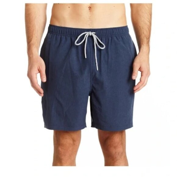 Rainforest Not Your Average Solid Swim Trunk Blue S - Picture 1 of 5